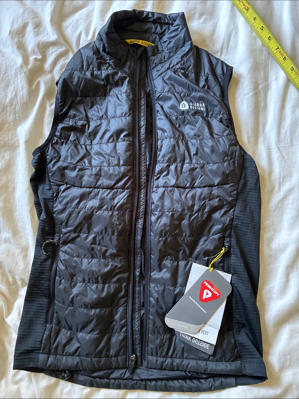 Sierra Designs Men's Black Quilted Insulated Vest
